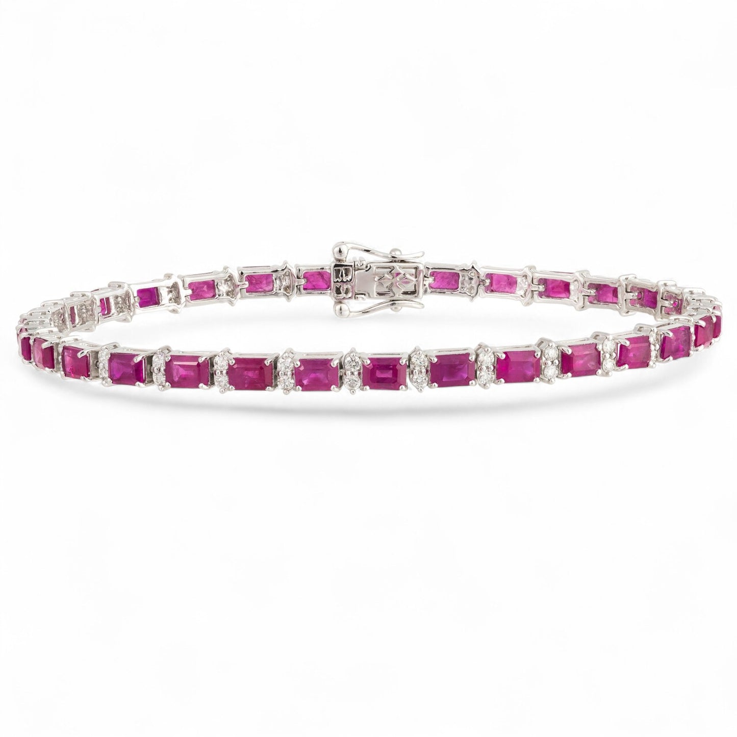 0.33 CT Ruby Diamond Bracelet