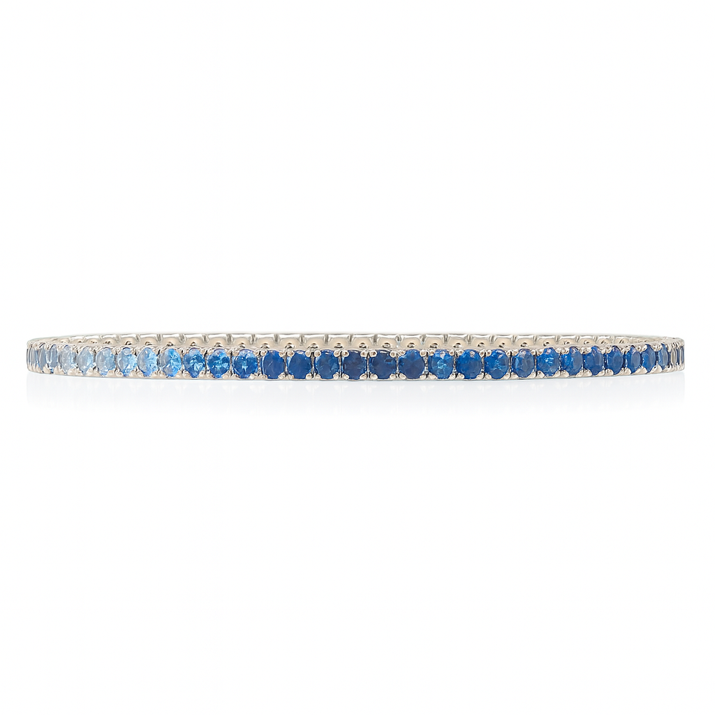3.44 CT Sapphire & Diamond Bracelet
