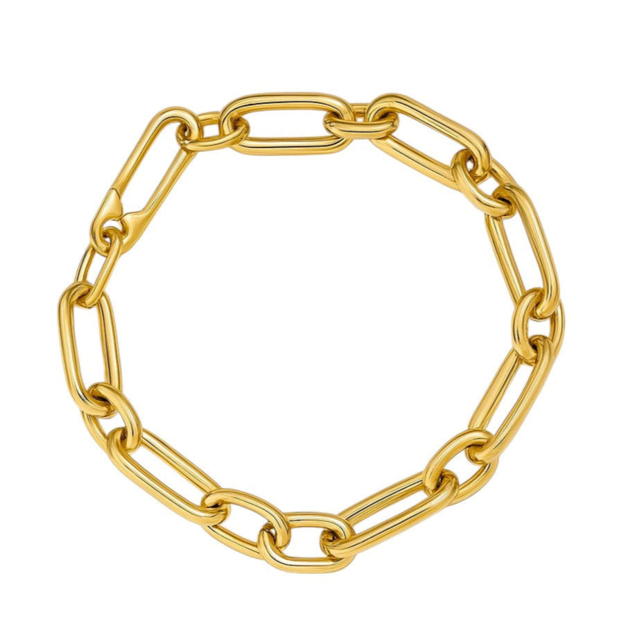 Gold Link Chain Bracelet