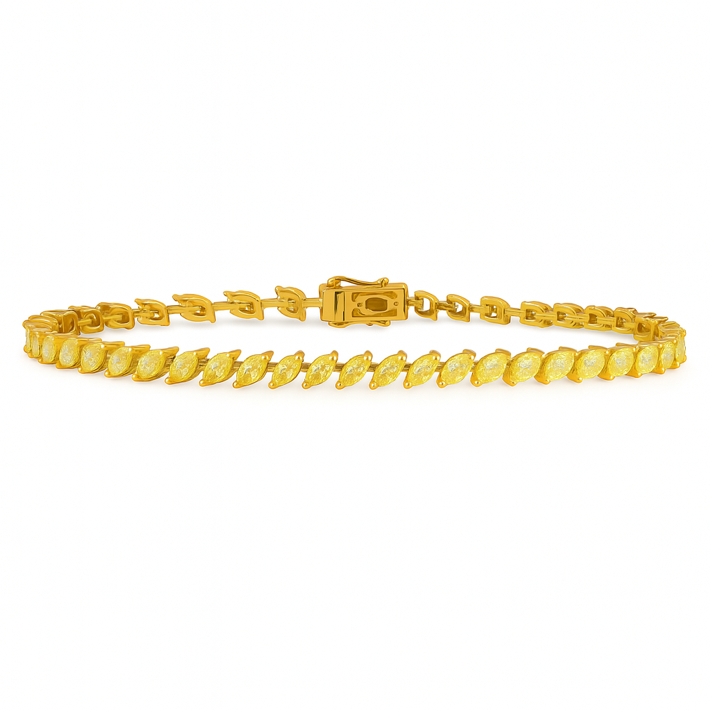 2.03 CT Yellow Diamond Bracelet