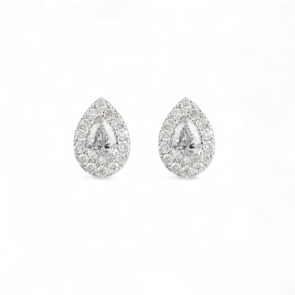 0.27 CT White Gold Diamond Studs