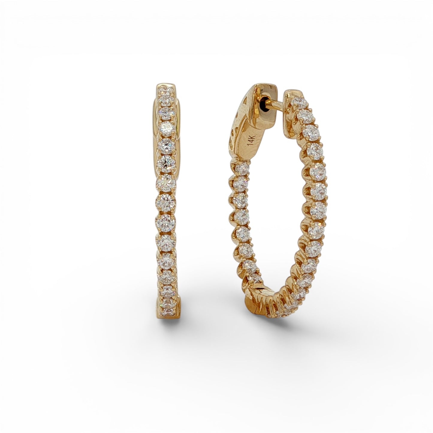 1.01 CT Diamond Earrings