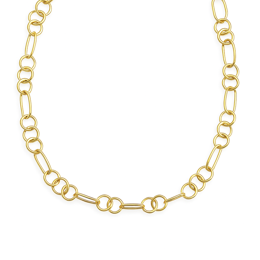 Gold Link Chain 18" Necklace