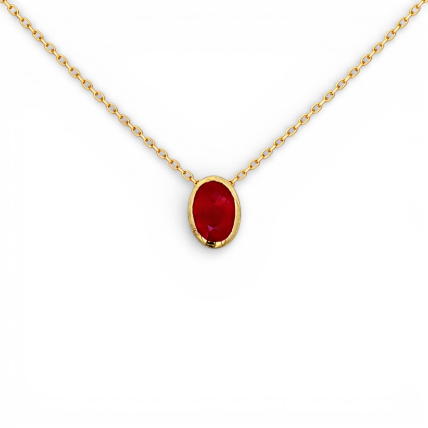 0.63 CT Ruby Pendant