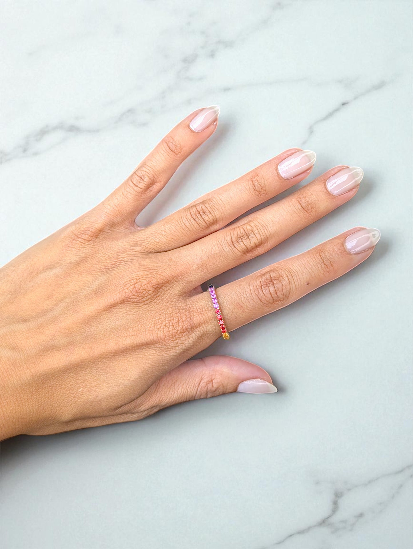 1.14 CT Rainbow Ring