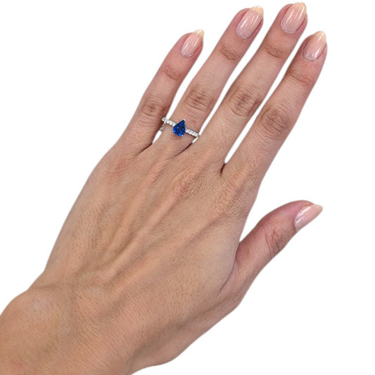 1.64 CT Blue Sapphire Ring