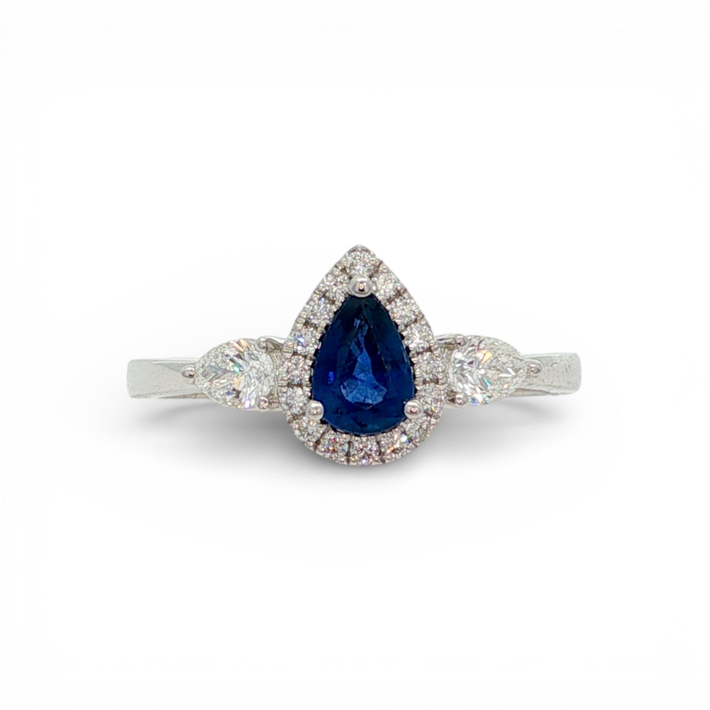 0.85 CT Blue Sapphire Ring