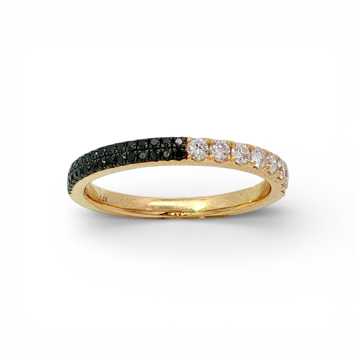 0.39 CT Black Diamond Ring