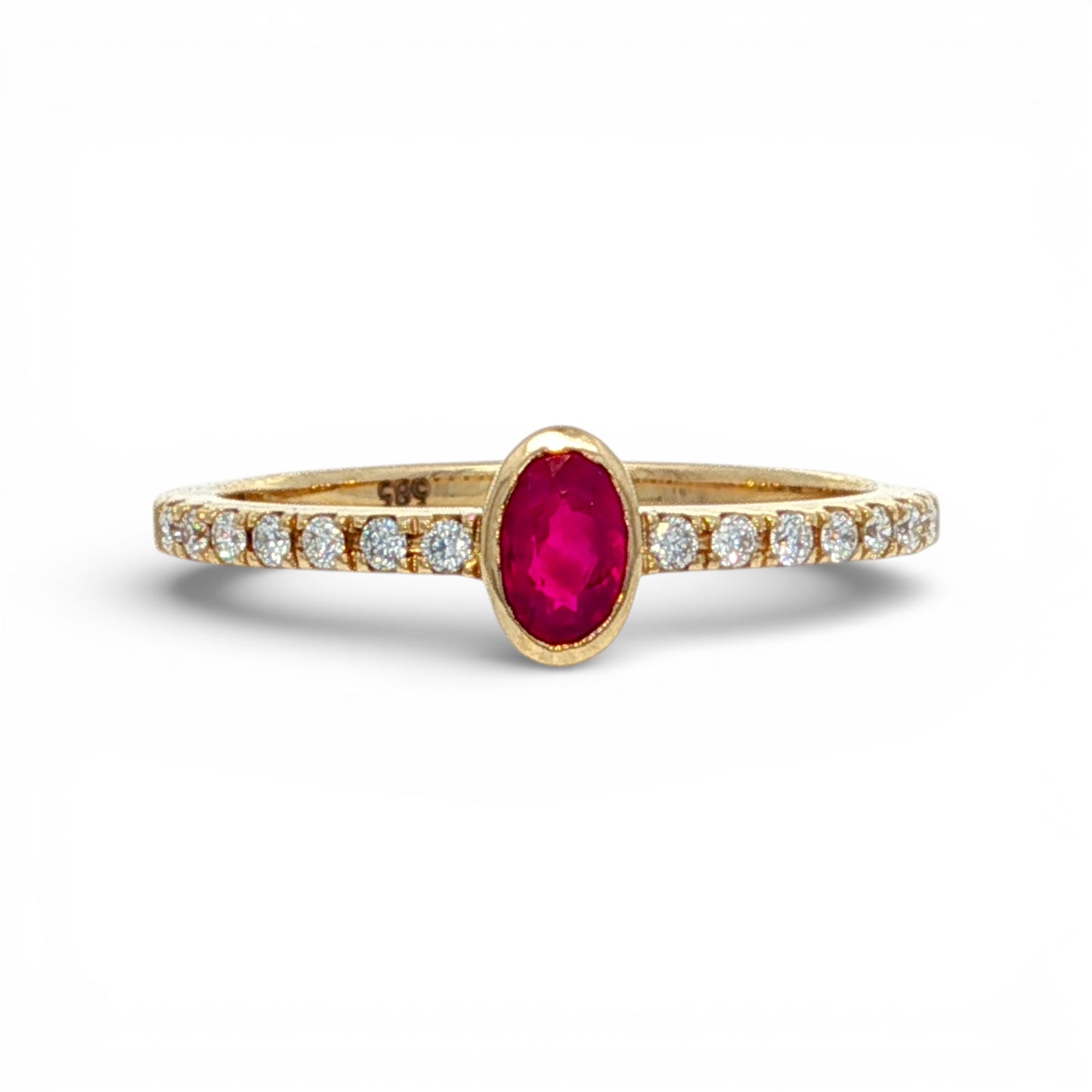 0.47 CT Ruby Ring