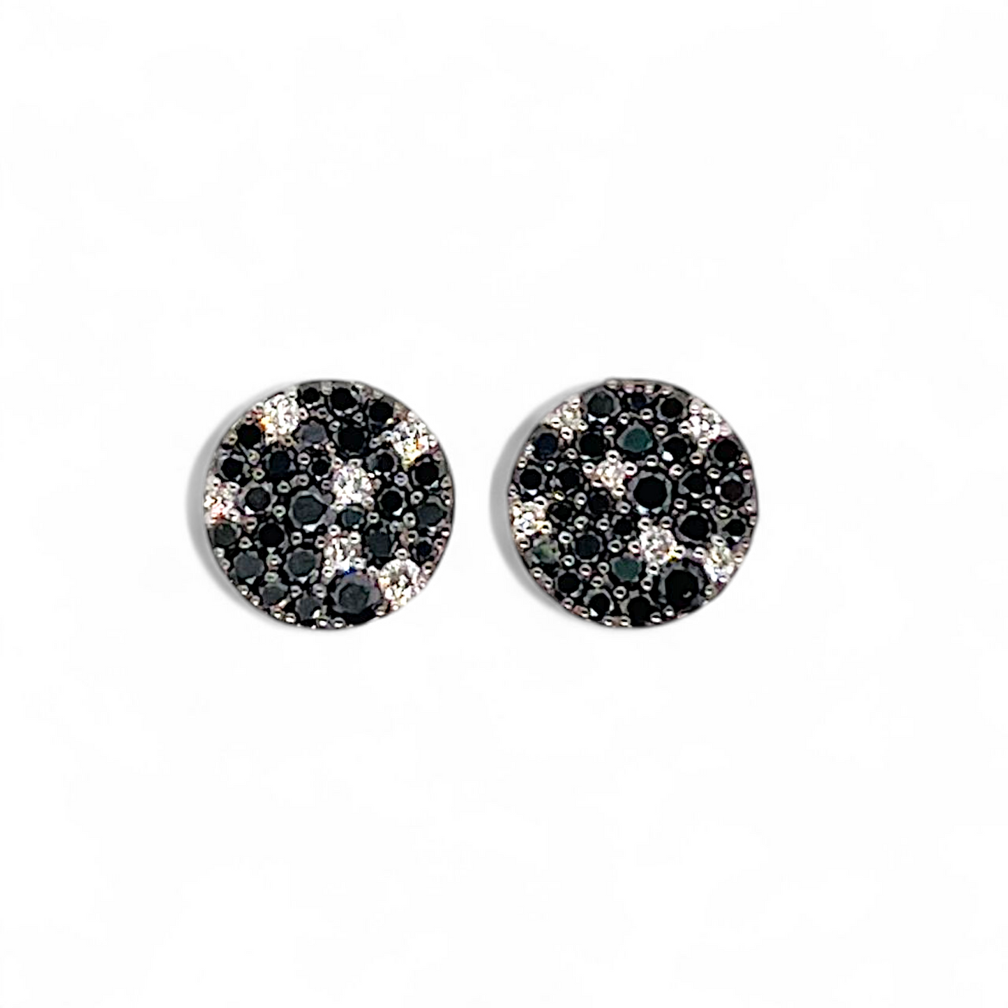 1.22 CT Black Diamond Studs