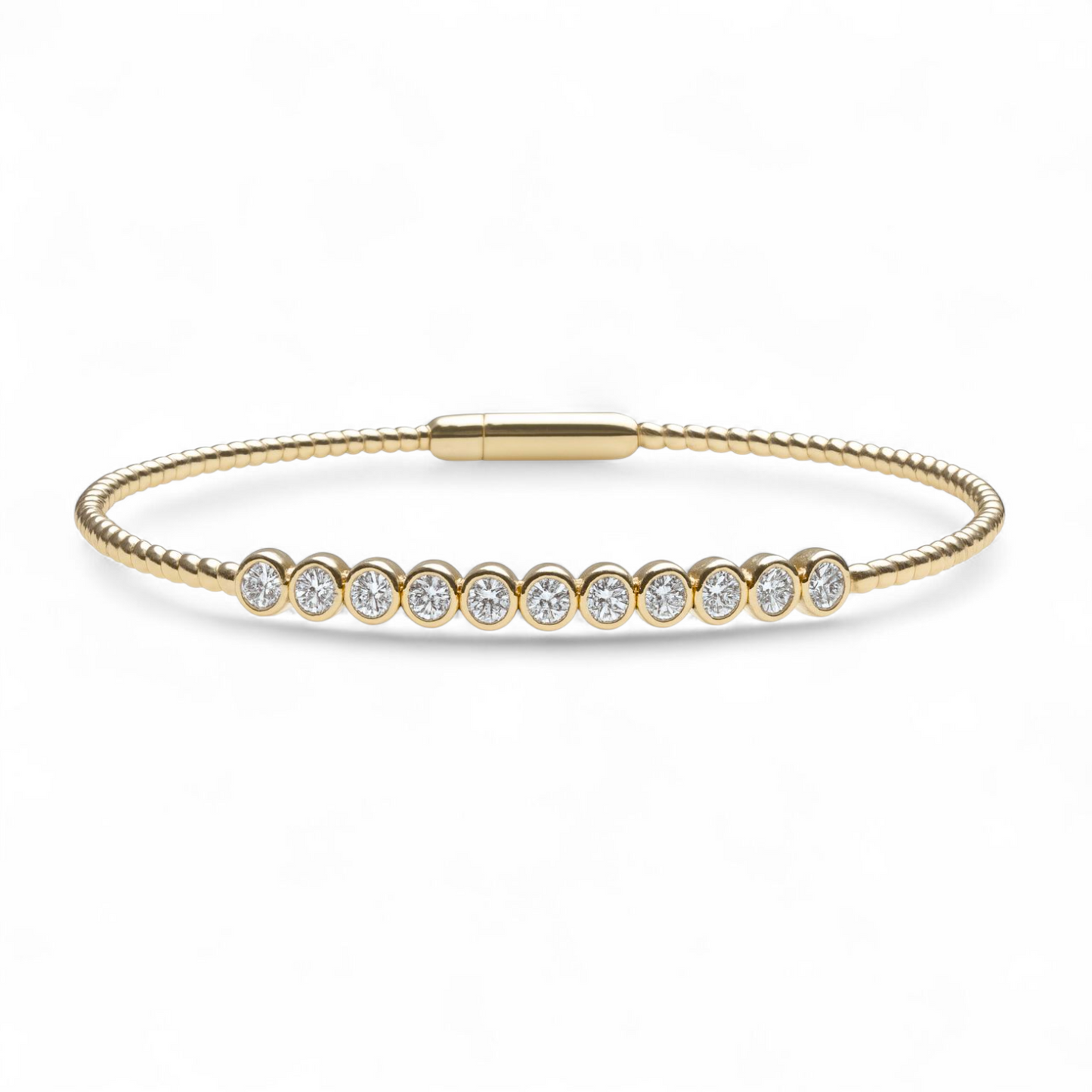 0.33 CT Flexible Diamond Bangle