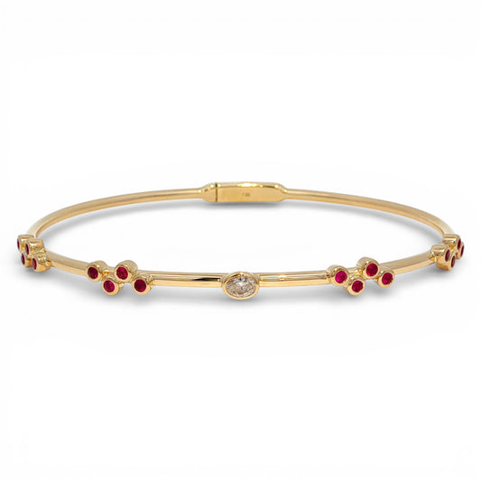 0.54 CT Ruby Bracelet