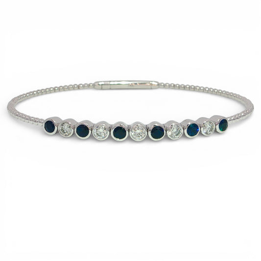 1.18 CT Blue Sapphire Bracelet