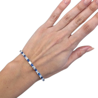 4.58 CT Blue Sapphire Bracelet