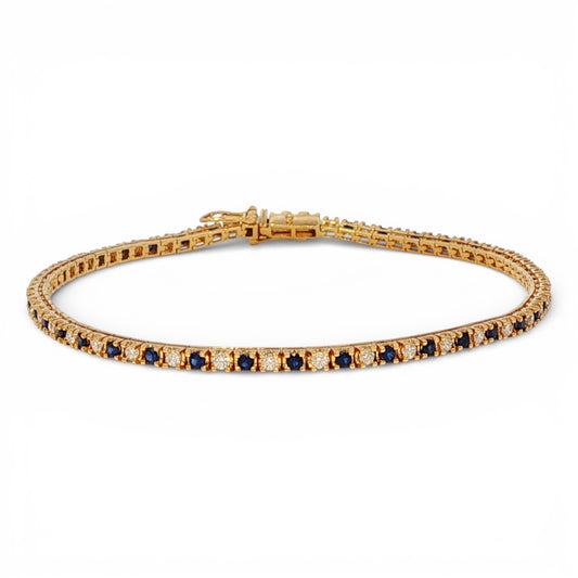 1.59 CT Blue Sapphire Bracelet
