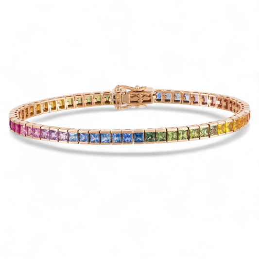 9.24 CT Rainbow Bracelet