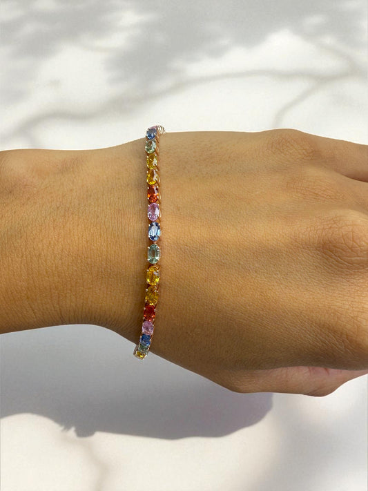 10.99 CT Rainbow Bracelet