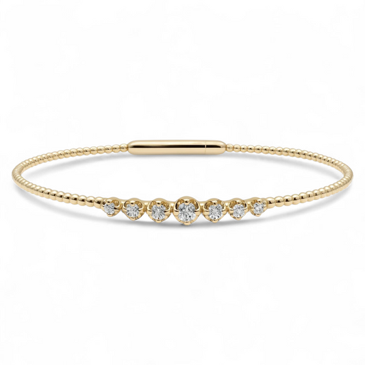 0.23 CT Diamond Flex Bangle