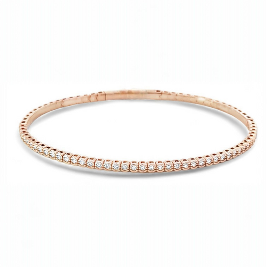 0.49 CT Diamond Flex Bangle