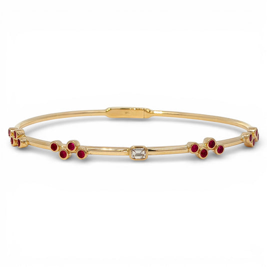 0.68 CT Ruby Bracelet