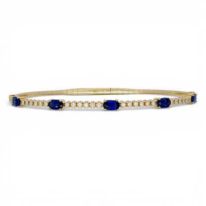 1.80 CT Blue Sapphire Bracelet