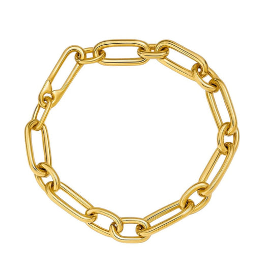 Gold Link Chain Bracelet