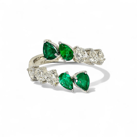 1.19 CT Emerald & Diamond Ring