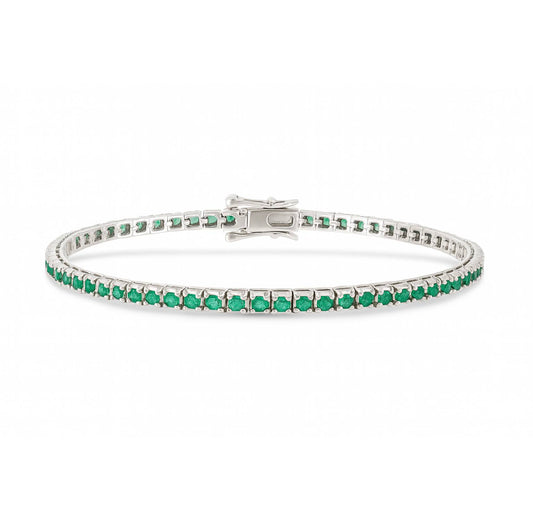 1.95 CT Emerald & Diamond Bracelet