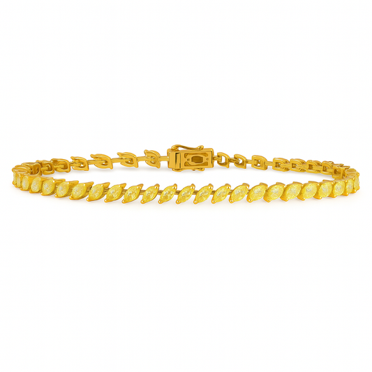 2.03 CT Yellow Diamond Bracelet