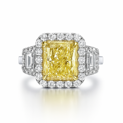 2.52 CT Yellow Diamond Ring
