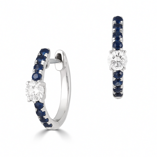 0.29 CT Sapphire Huggies