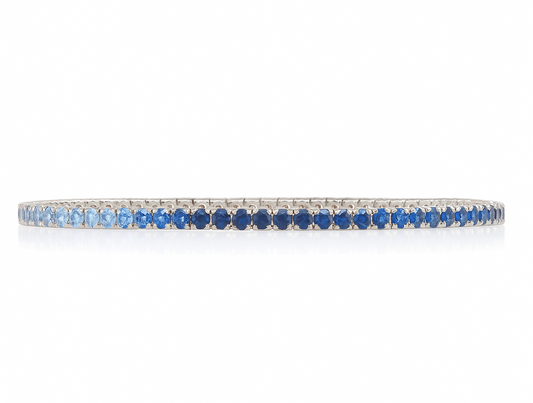 3.44 CT Sapphire & Diamond Bracelet