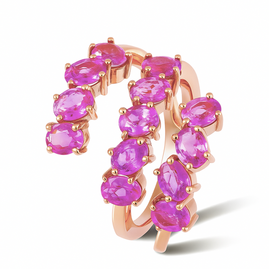 3.39 CT Pink Sapphire Ring