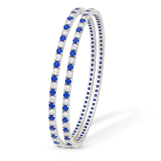 3.54 CT Sapphire & Diamond Bracelet