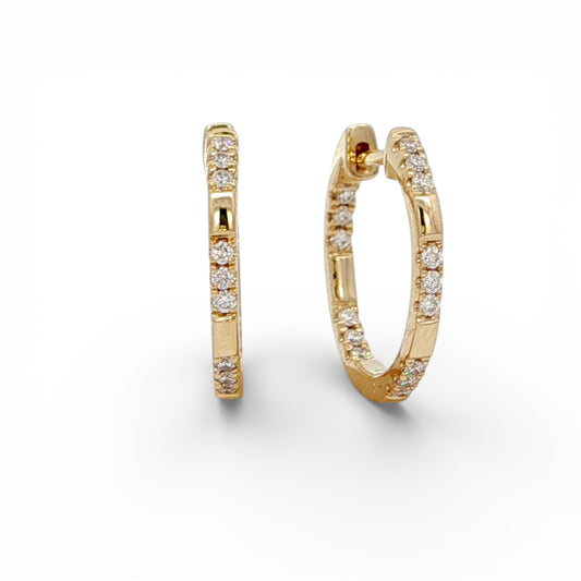 0.22 CT Diamond Earrings