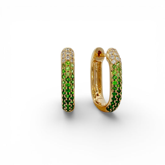 0.74 CT Tsavorite Earrings