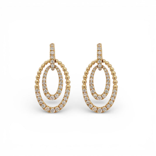 0.44 CT Diamond Earrings