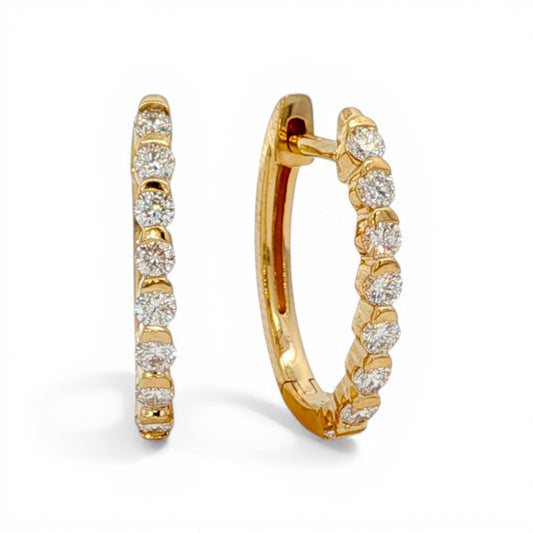 0.41 CT Diamond Earrings