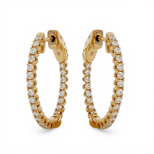 1.01 CT Diamond Earrings