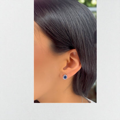 0.61 CT Sapphire Studs