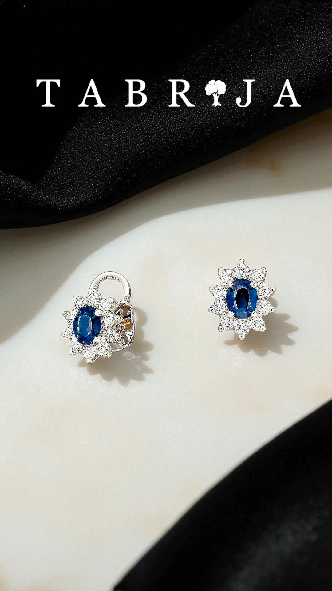 0.61 CT Sapphire Studs