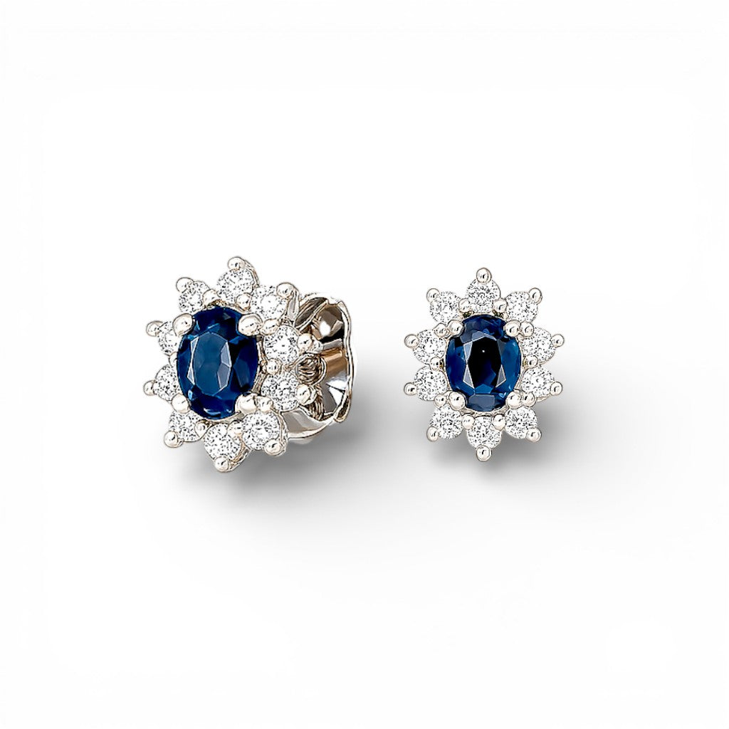 0.61 CT Sapphire Studs