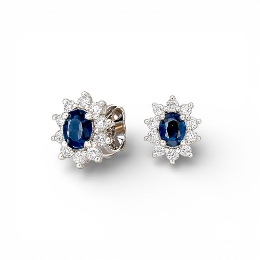 0.61 CT Sapphire Studs