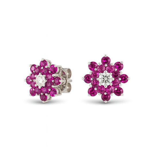 1.60 CT Ruby Earrings