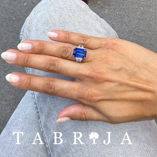 10.02 Unheated Sapphire Ring