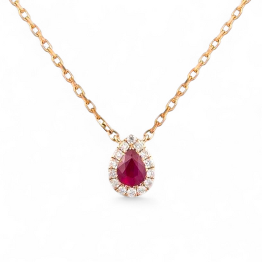 0.26 CT Ruby and Diamond