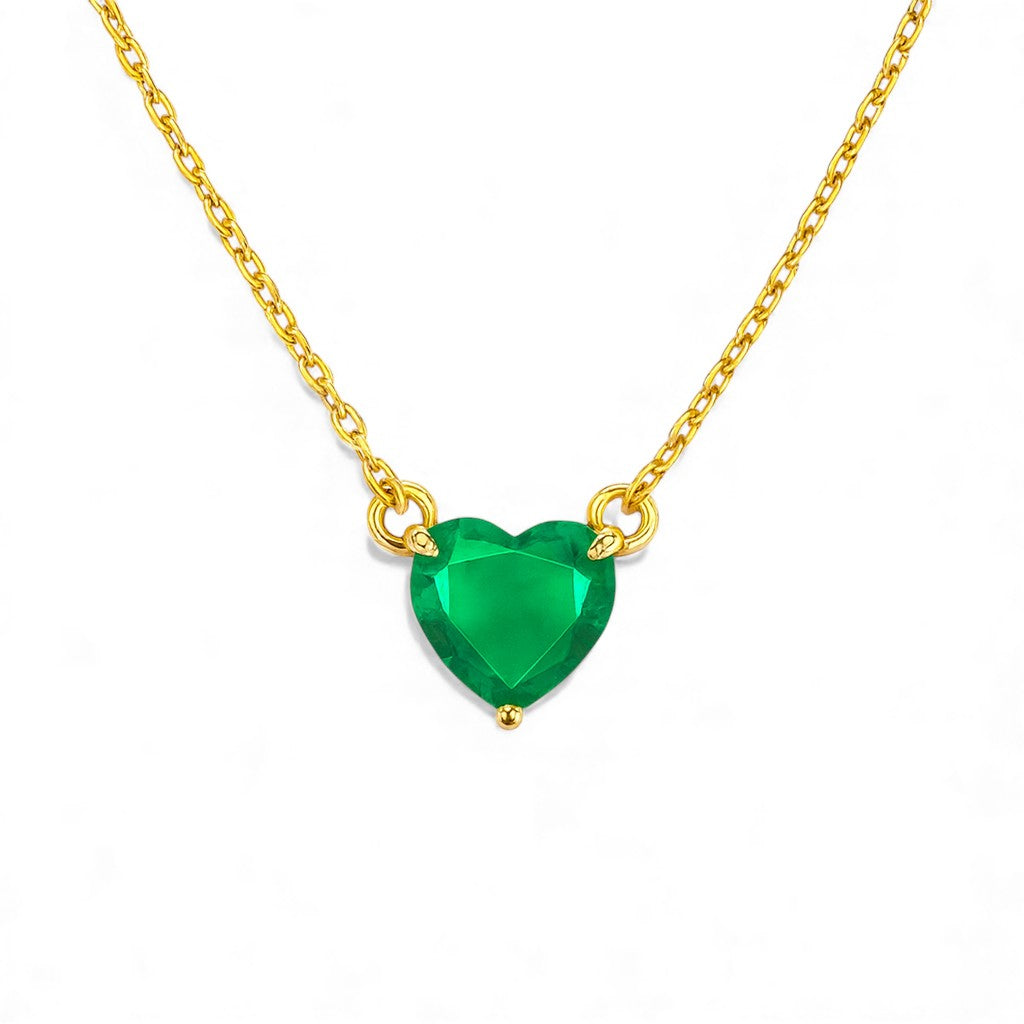 0.54 CT Emerald Necklace