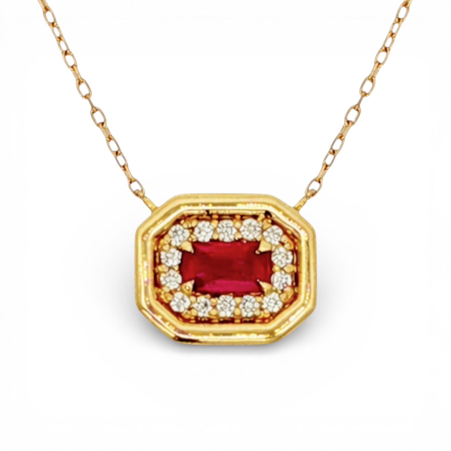 0.41 CT Ruby Pendant