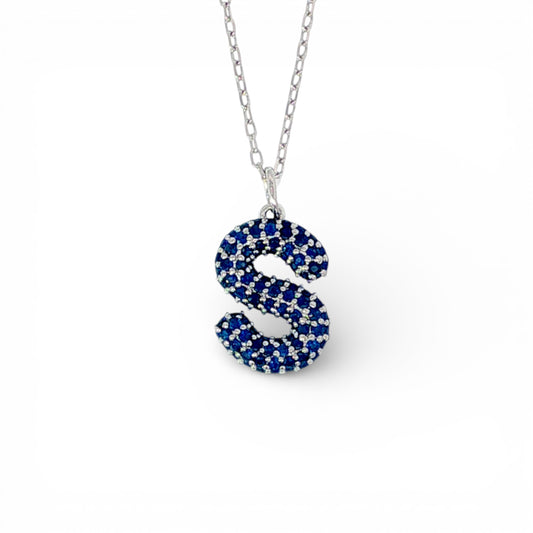 0.62 CT Blue Sapphire Pendant