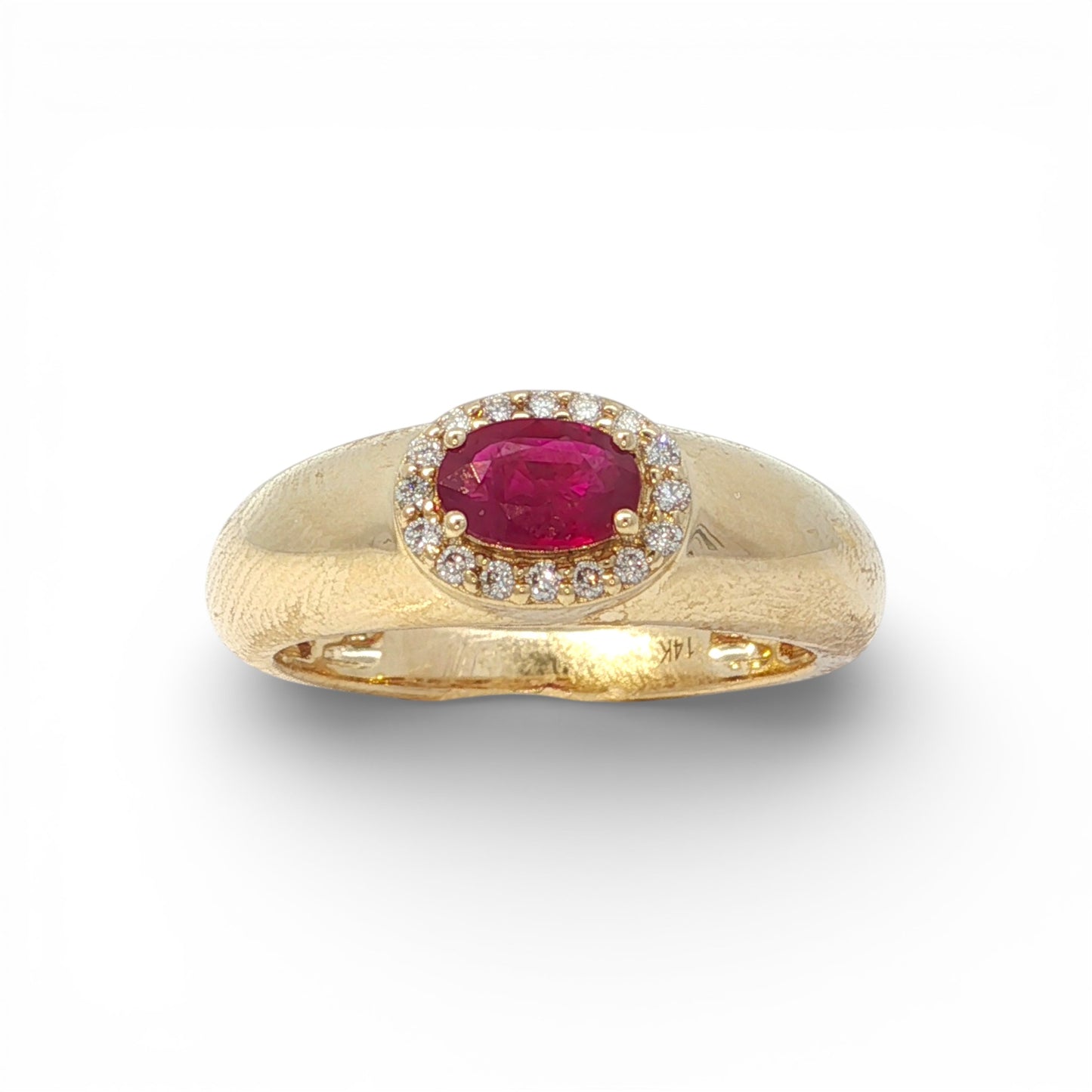 0.56 CT Ruby Ring